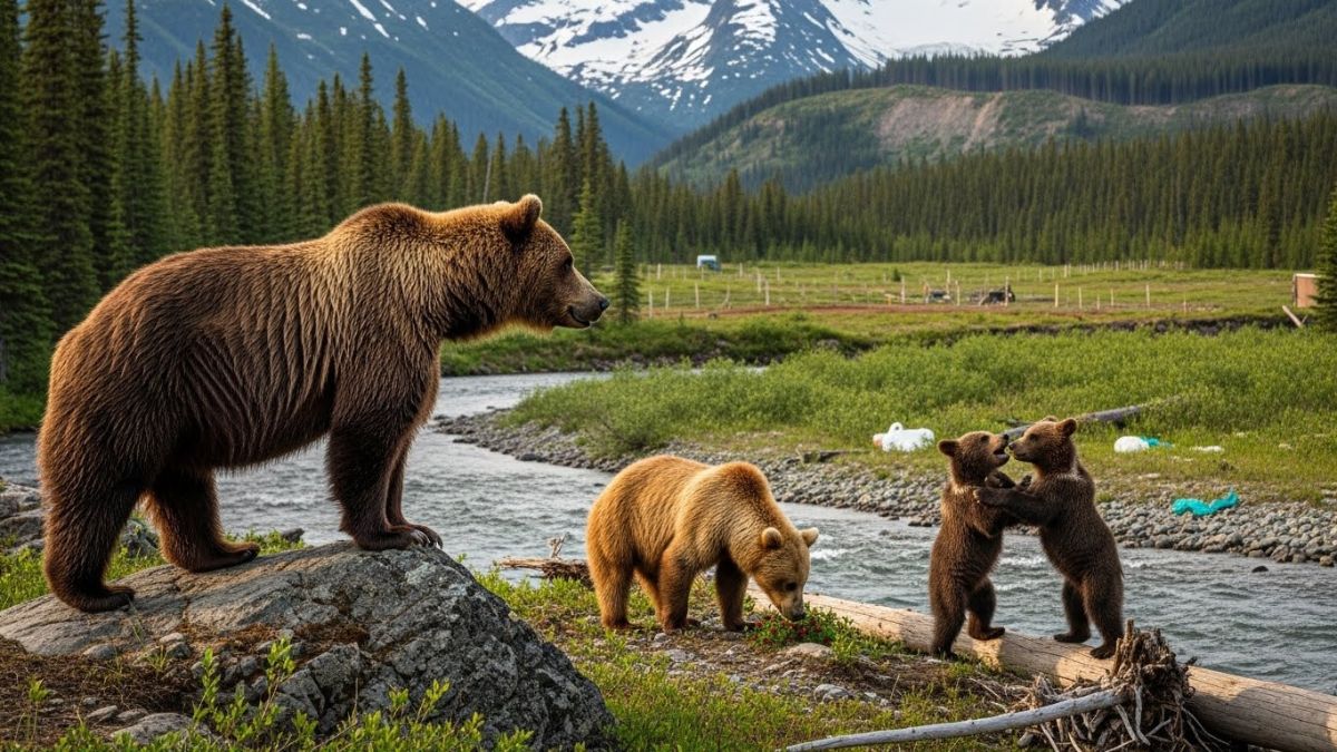 Brown Bears in Their Habitat: Conservation Efforts and Challenges