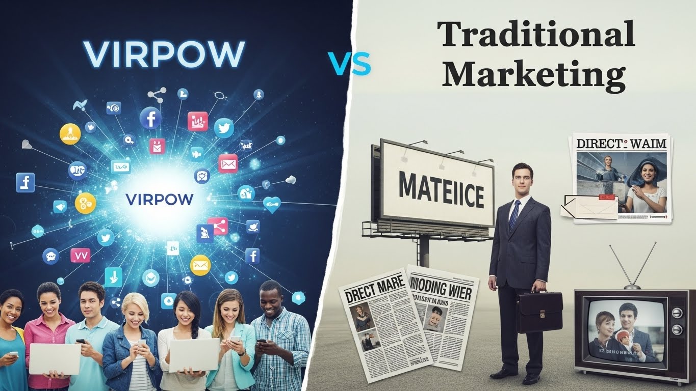 Virpow vs. Traditional Marketing: What You Need to Know