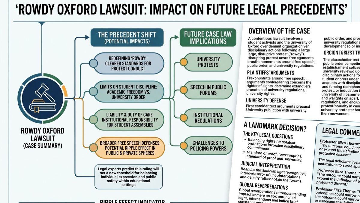 Rowdy Oxford Lawsuit: How This Case Could Impact Future Legal Precedents